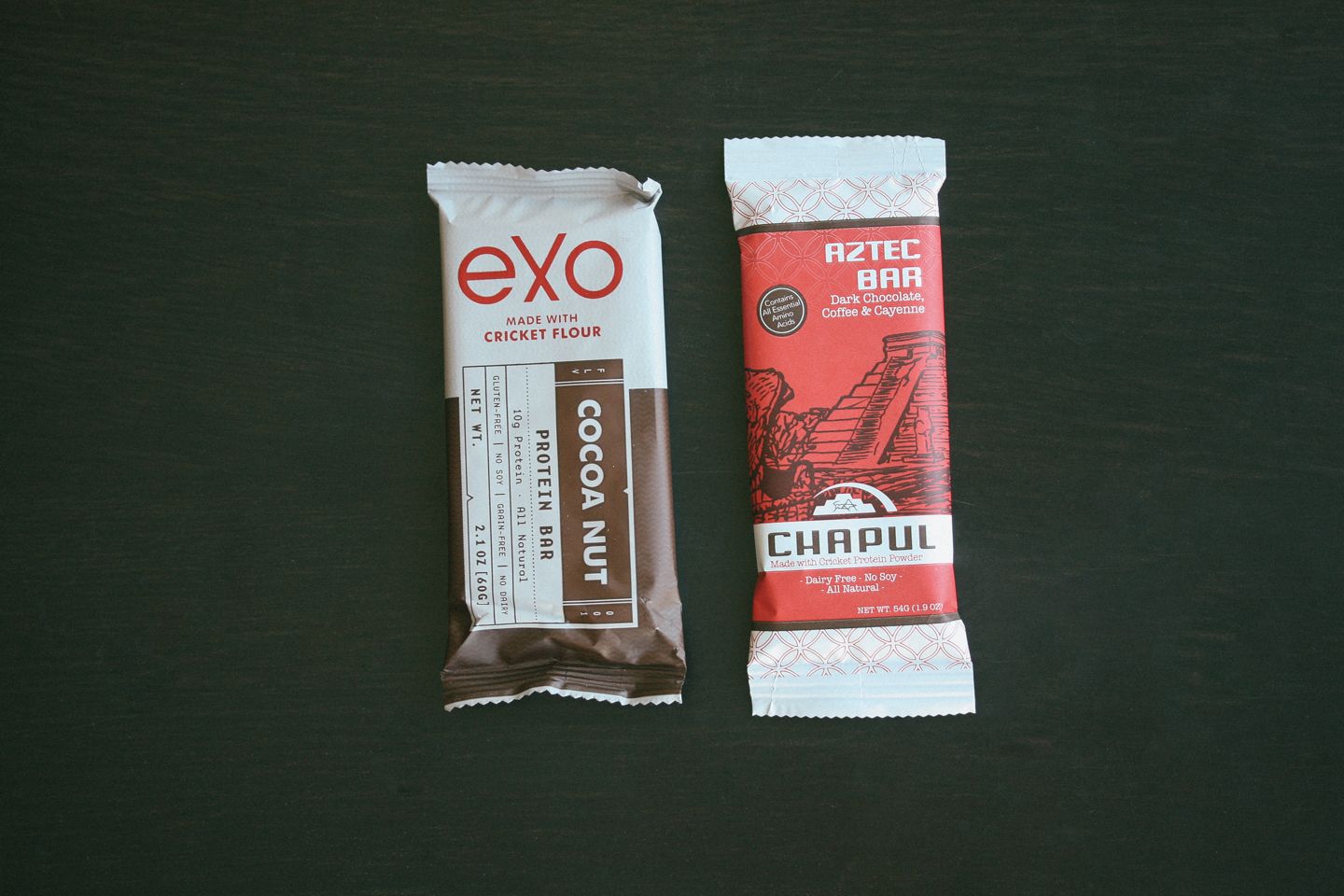 Cricket Flour Protein Bar Review: Exo vs. Chapul