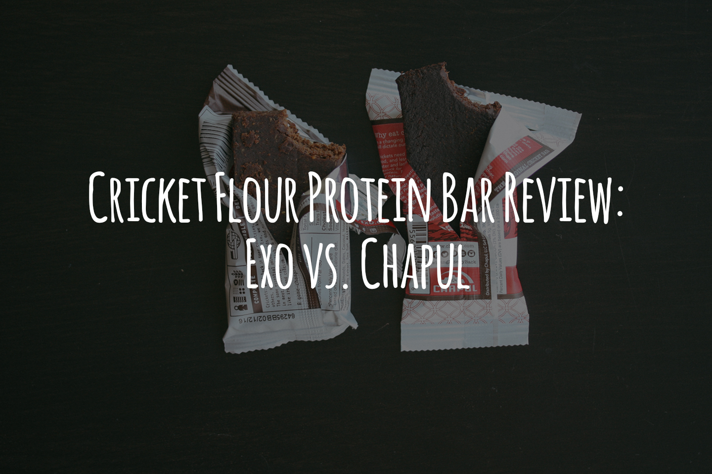 Cricket Flour Protein Bar Review: Exo vs. Chapul