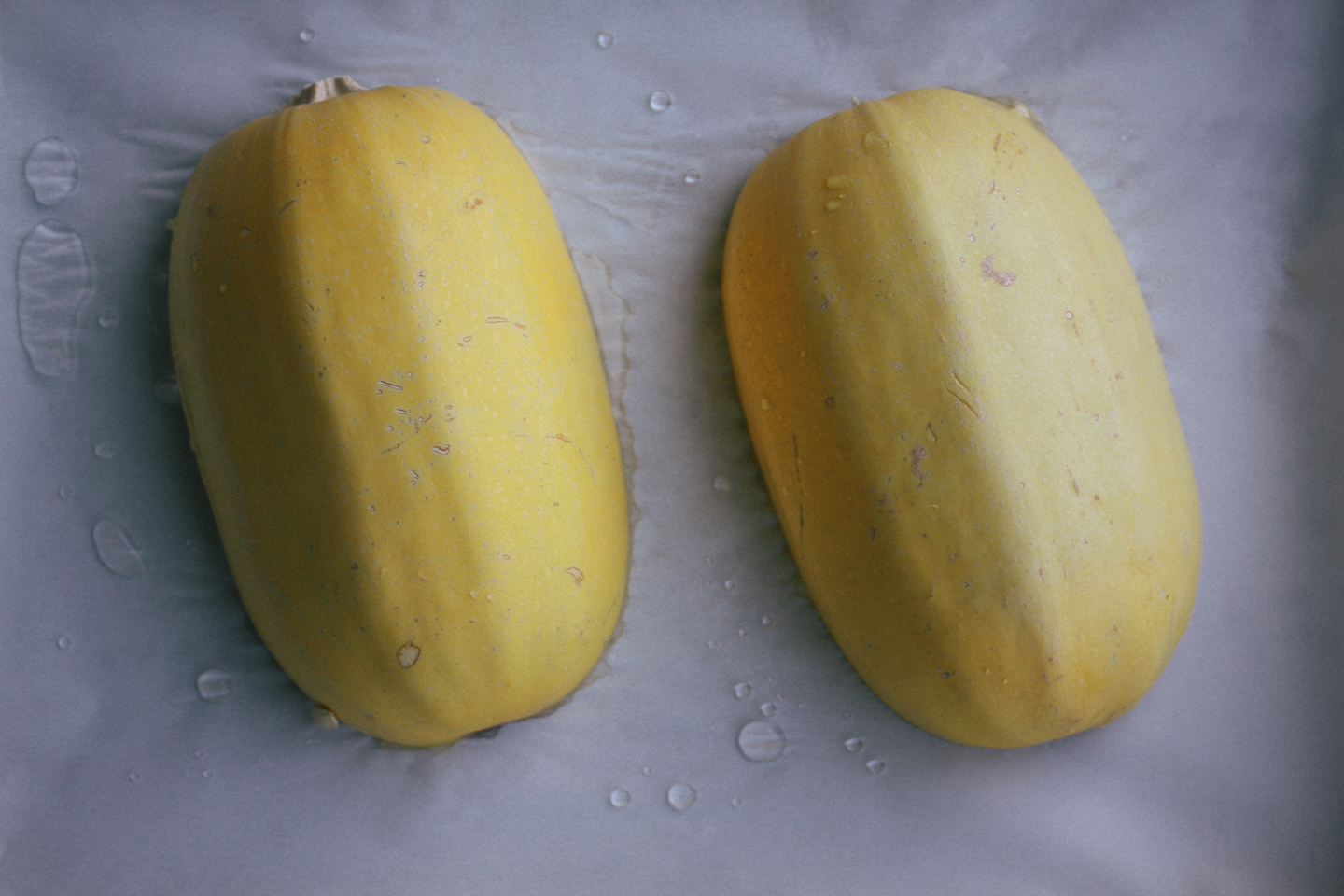 Spaghetti Squash before oven