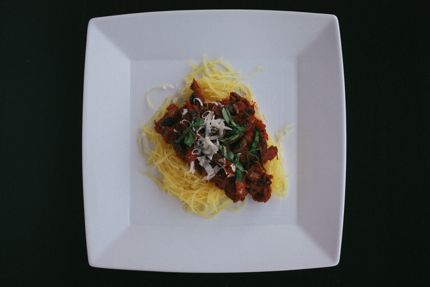 Silkworm Spaghetti Sauce with Spaghetti Squash