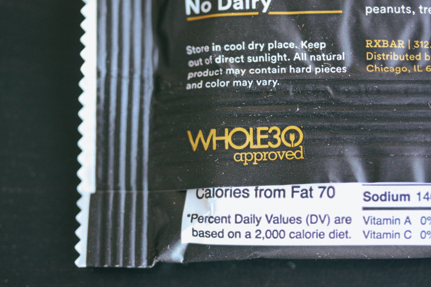 RXBARs are Whole 30