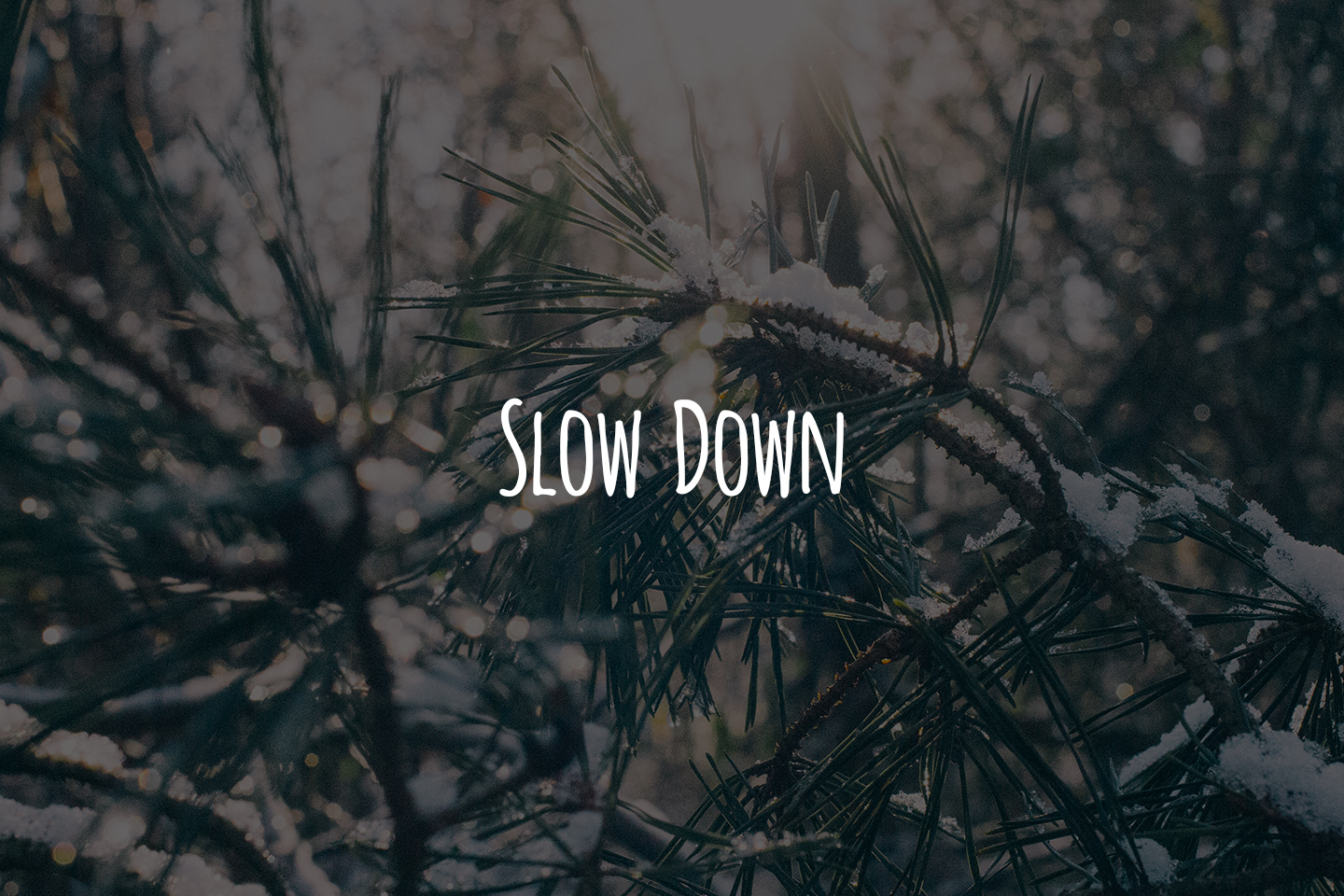 Slow Down