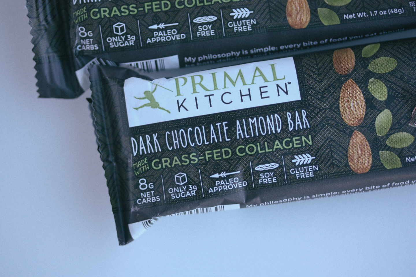 primal kitchen dark chocolate almond bar nutrition