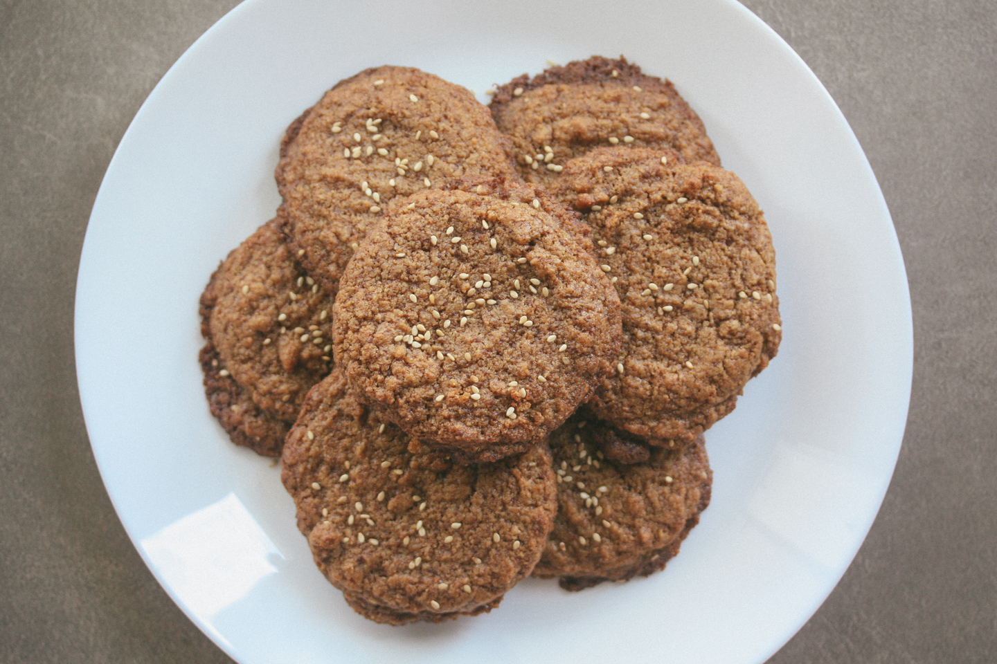 Simple Sesame Seed Butter Cookies